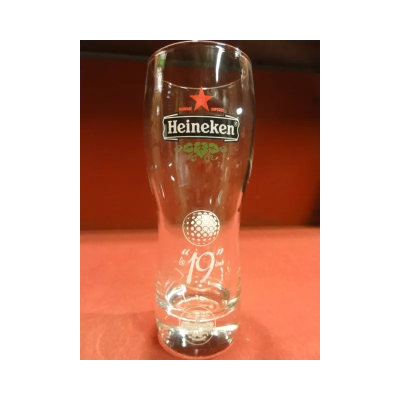 6 VERRES HEINEKEN GOLF 25CL