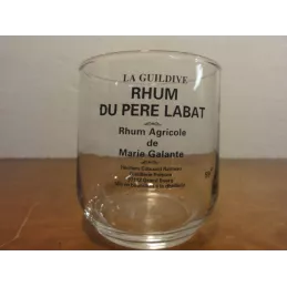 6 VERRES  RHUM DU PERE  LABAT 