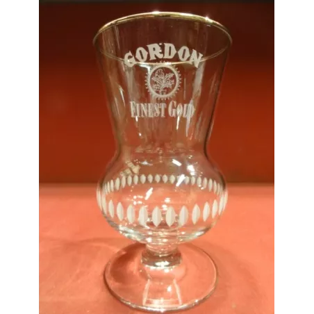 2 VERRES  GORDON FINEST GOLD 33CL