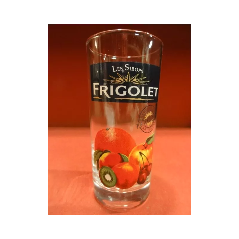 6 VERRES SIROP FRIGOLET