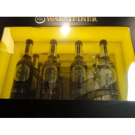 ENSEIGNE  WARSTEINER  4 BOUTEILLES 