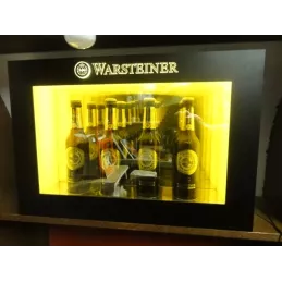 ENSEIGNE  WARSTEINER  4 BOUTEILLES 