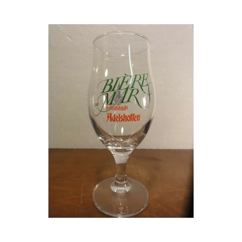 1 VERRE ADELSHOFFEN  BIERE DE MARS  25CL