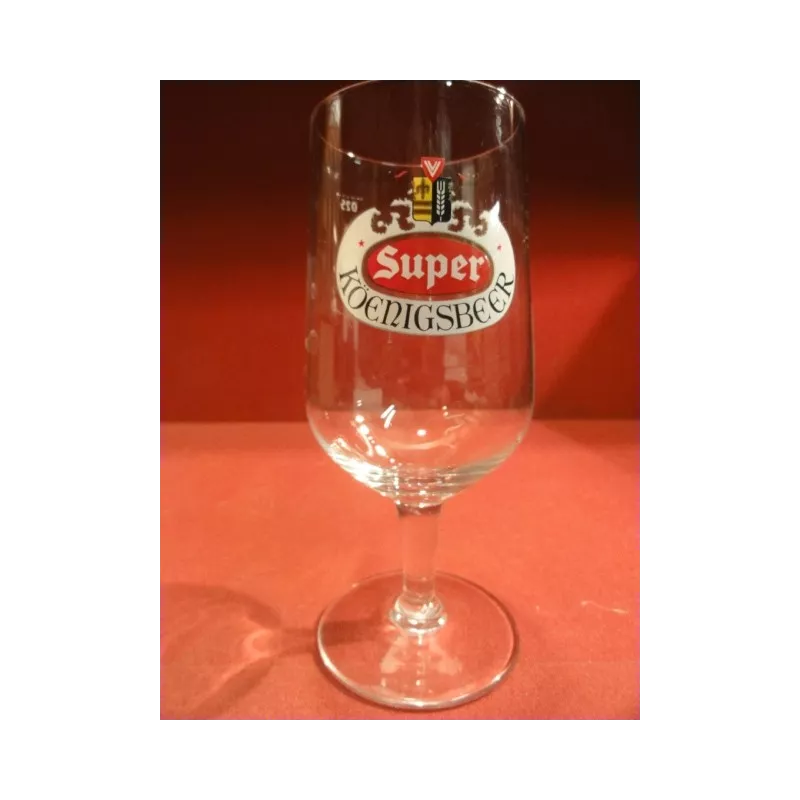 1 VERRE SUPER  KOENIGSBEER 25CL