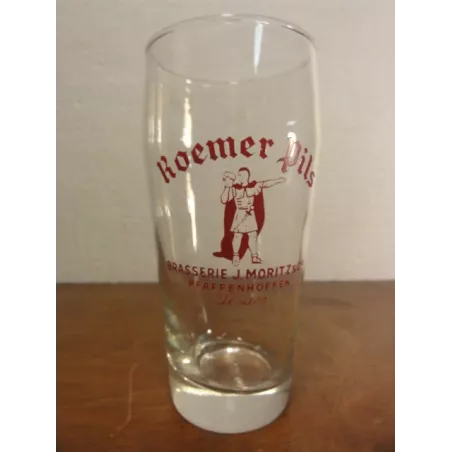 1 VERRE ROEMER-PILS 25 CL  ECRITURE ROUGE