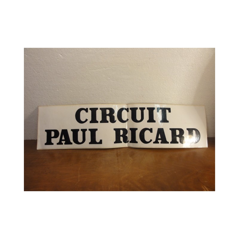1 AUTOCOLANT CIRCUIT PAUL RICARD