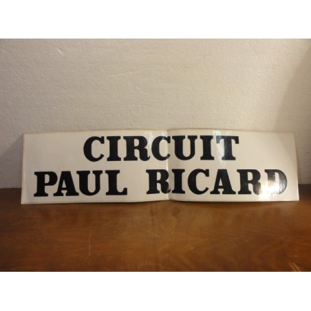 1 AUTOCOLLANT CIRCUIT PAUL RICARD