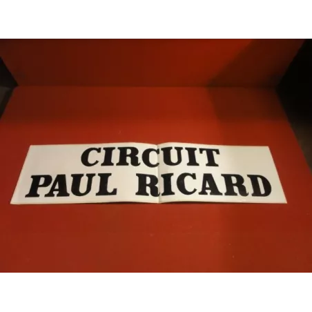 Autocollant / Sticker Circuit Paul Ricard - Neuf