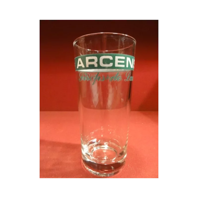 6 VERRES  SIROPS DE LUXE  ARCENS