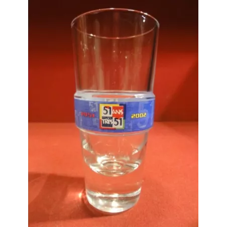 1 VERRE PASTIS 51 COLLECTOR  2002 BLEU