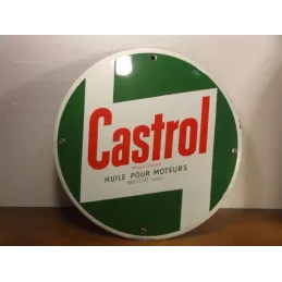 PLAQUE EMAILLEE  CASTROL