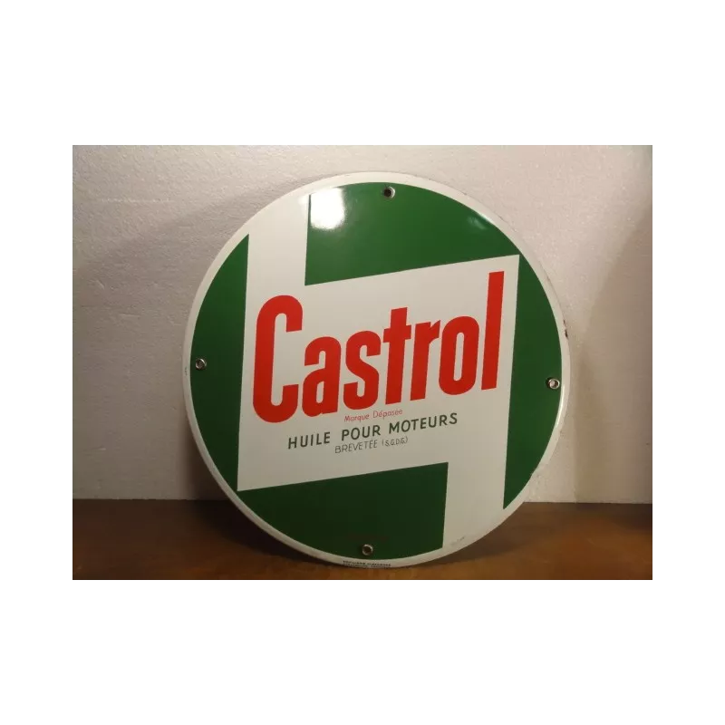 PLAQUE EMAILLEE  CASTROL