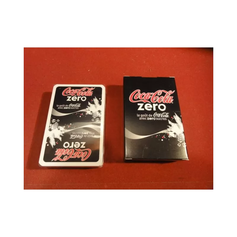 1 JEU DE 52 CARTES COCA-COLA ZERO 