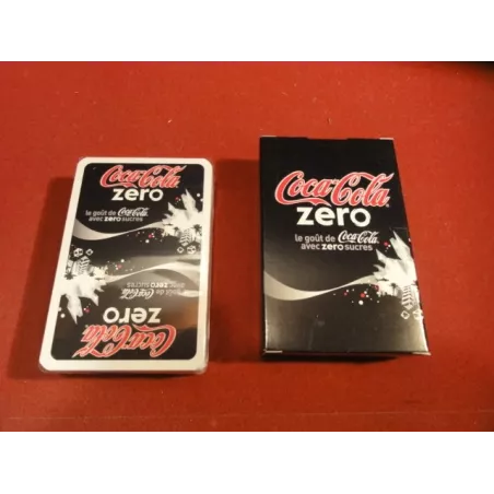 1 JEU DE 52 CARTES COCA-COLA ZERO 