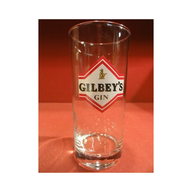 6 VERRES GIN GILBEY'S 17CL