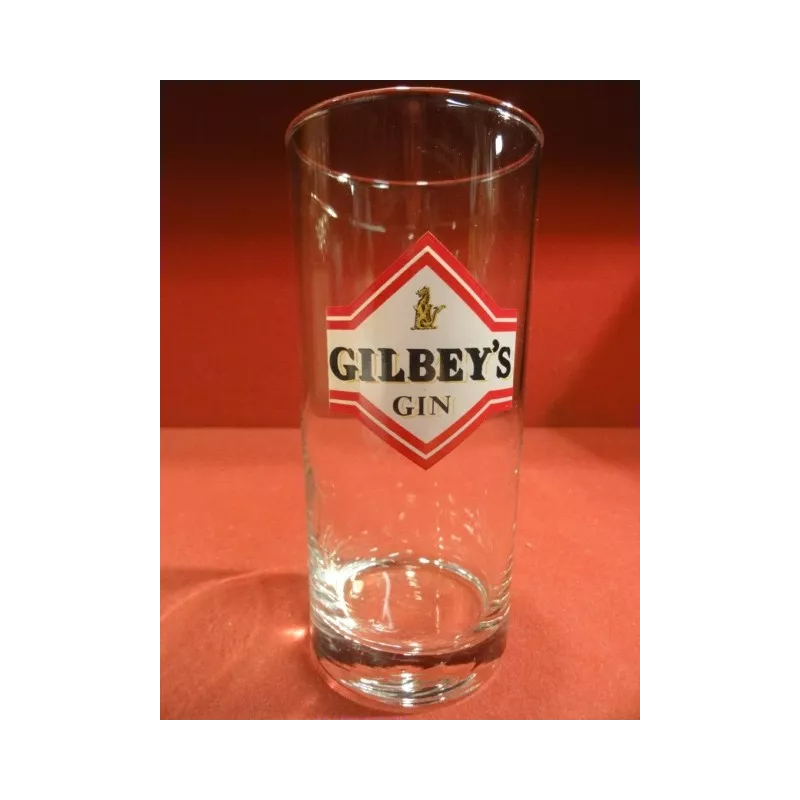 6 VERRES GIN GILBEY'S 17CL