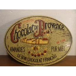 TOLE BOMBEE  CHOCOLAT DE PROVENCE