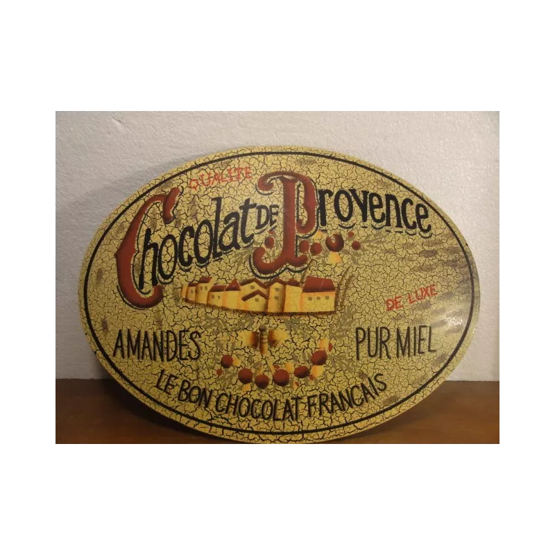 TOLE BOMBEE  CHOCOLAT DE PROVENCE