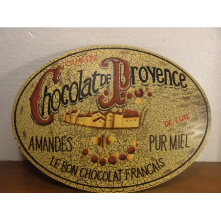 TOLE BOMBEE  CHOCOLAT DE PROVENCE