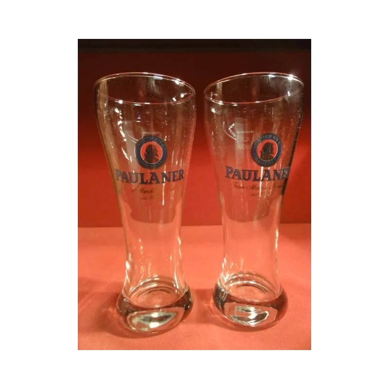 2 VERRES PAULANER 25 CL HT 18CM