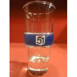 1 VERRE PASTIS 51 COLLECTOR BANDE BLEUE