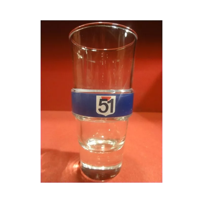 1 VERRE PASTIS 51 COLLECTOR BANDE BLEUE