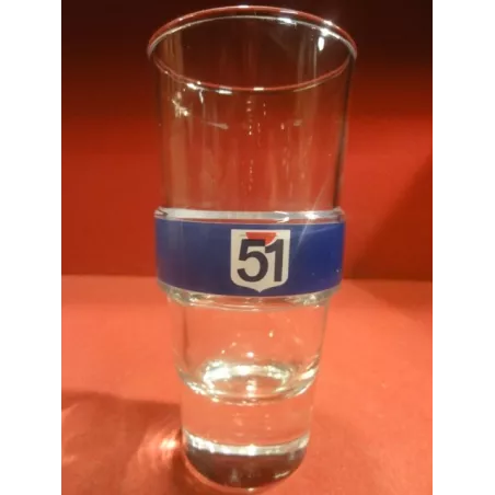 1 VERRE PASTIS 51 COLLECTOR BANDE BLEUE