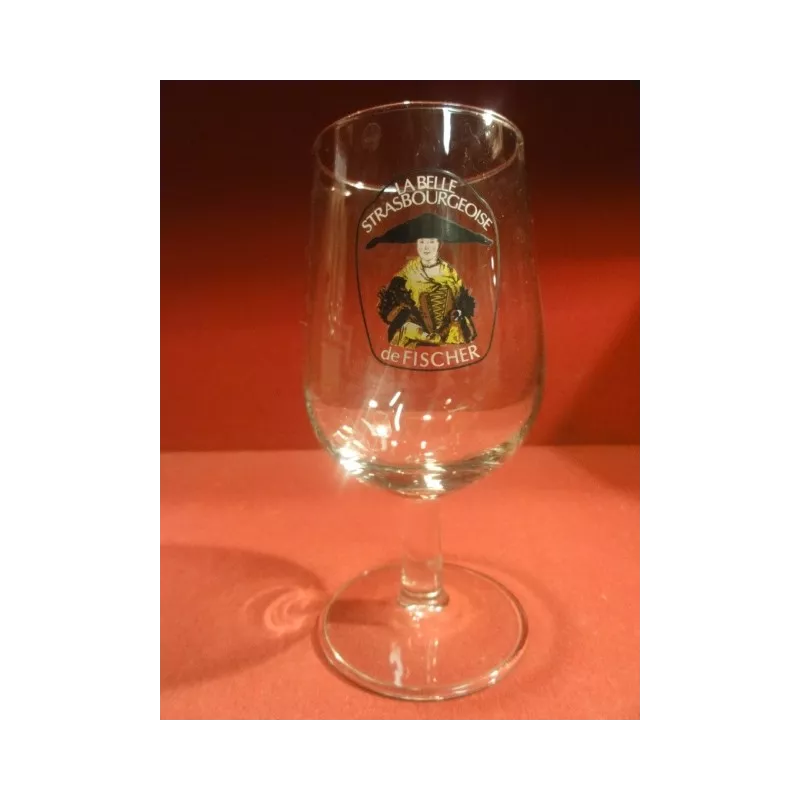 1 VERRE  FISCHER LA BELLE STRASBOURGEOISE