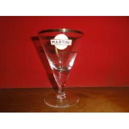 1 VERRE MARTINI  LOGO BLANC 