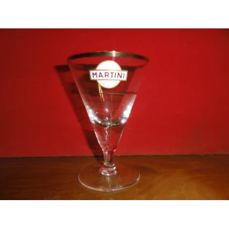 1 VERRE MARTINI  LOGO BLANC 