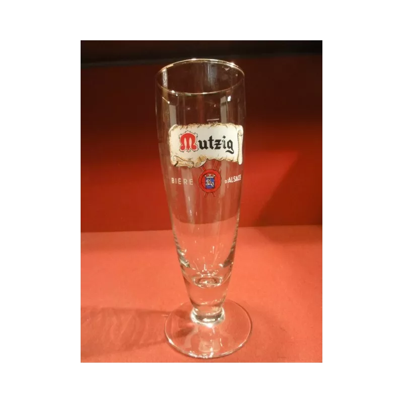 1 VERRE MUTZIG 25CL ( les yeux blancs)