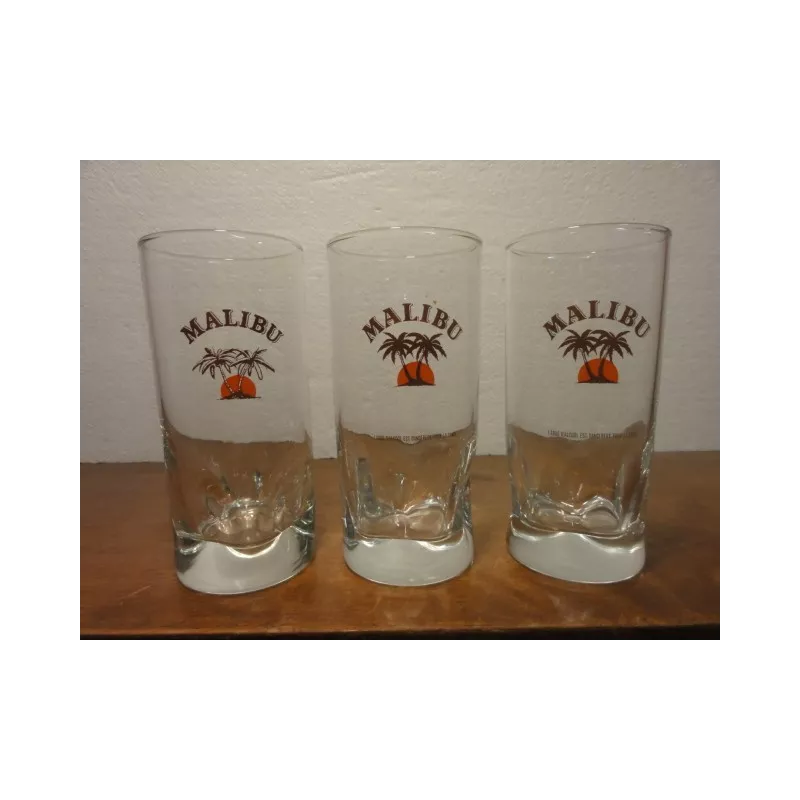 3 VERRES MALIBU 17CL