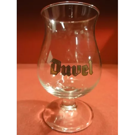 1 mini verre duvel  ht 10cm