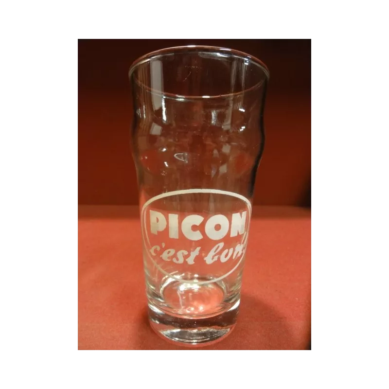 1 VERRE PICON  BOCK ANGLAIS 25CL