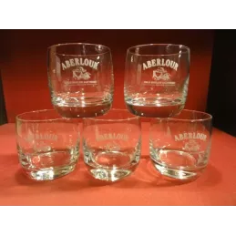 5 VERRES WHISKY ABERLOUR