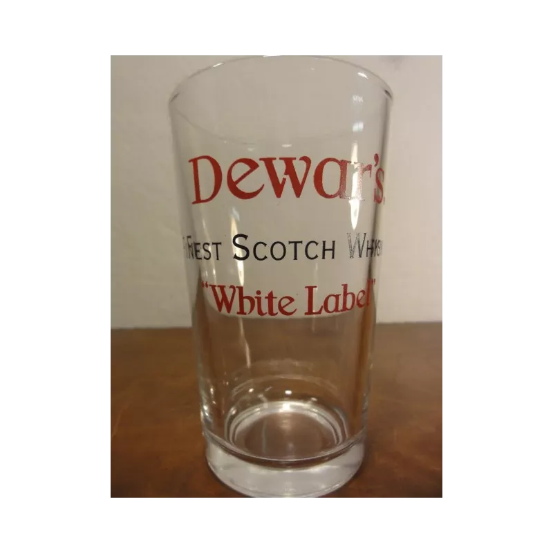 1 VERRES WHISKY DEWAR'S 25CL