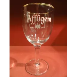 1 VERRE AFFLIGEM 40CL LOGO BLANC 