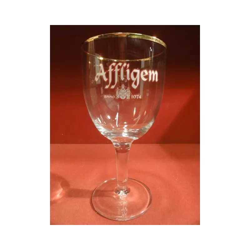 1 VERRE AFFLIGEM 40CL LOGO BLANC 