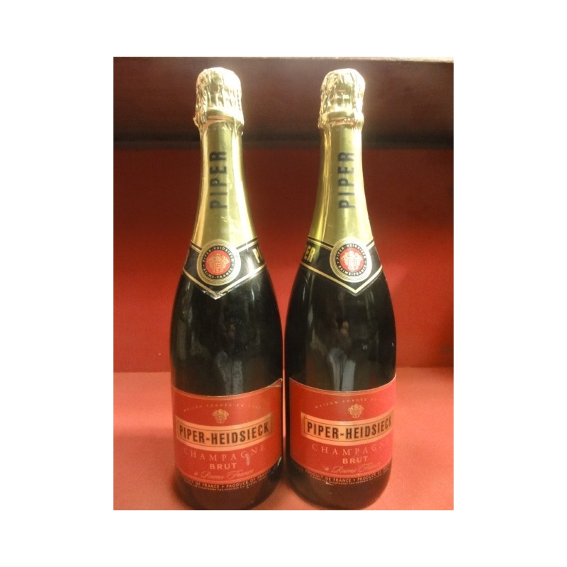 2 BOUTEILLES FACTICES CHAMPAGNE  PIPER-HEIDSIECK