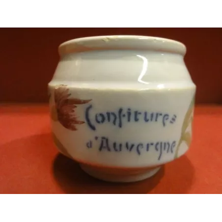 1 POT A CONFITURE D'AUVERGNE M. ROUZAUD CHOCOLAT DE ROYAT