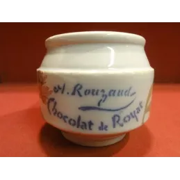 1 POT A CONFITURE D'AUVERGNE M. ROUZAUD CHOCOLAT DE ROYAT