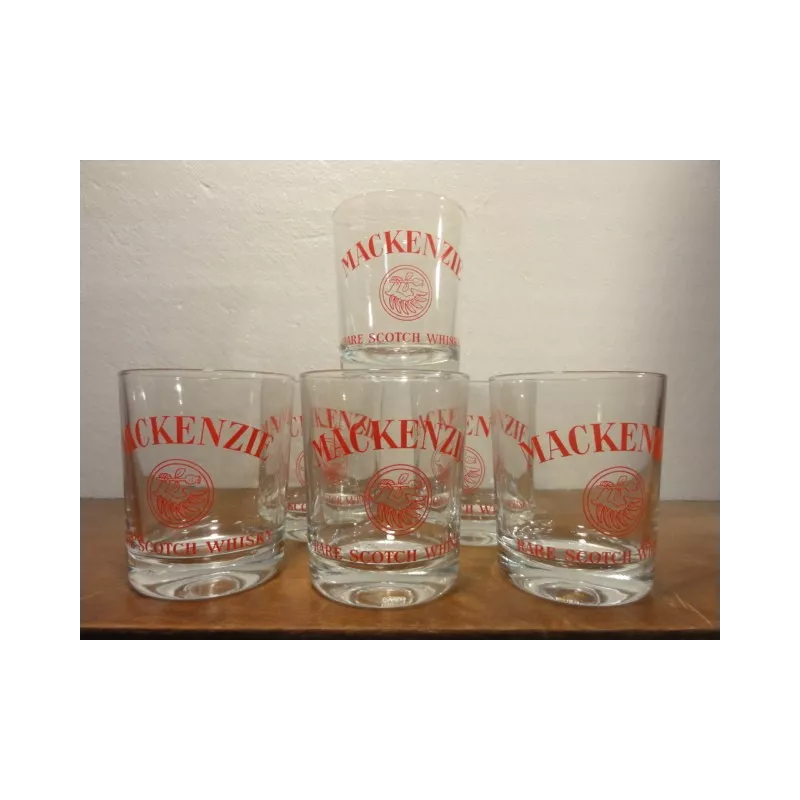 6 VERRES WHISKY  MACKENZIE