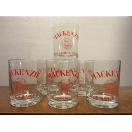 6 VERRES WHISKY  MACKENZIE