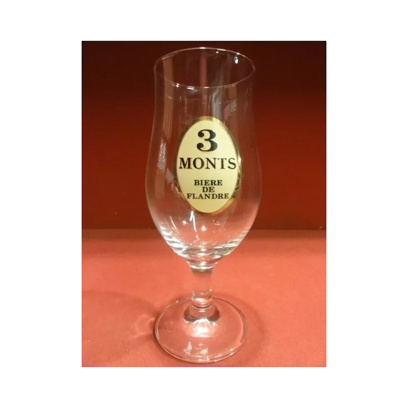  6 VERRES  BIERE  3 MONTS 25CL