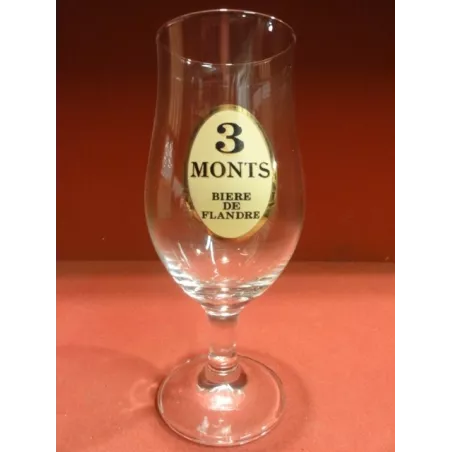  6 VERRES  BIERE  3 MONTS 25CL