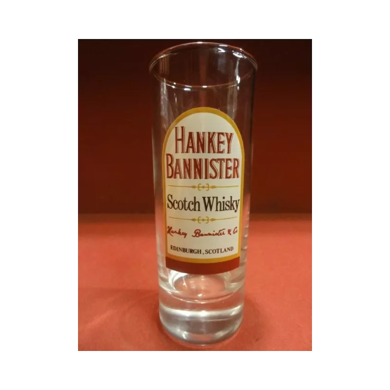 6 VERRES WHISKY HANKEY BANNISTER 22CL