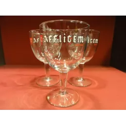 3 VERRES AFFLIGEM 33CL HT 15.80CM