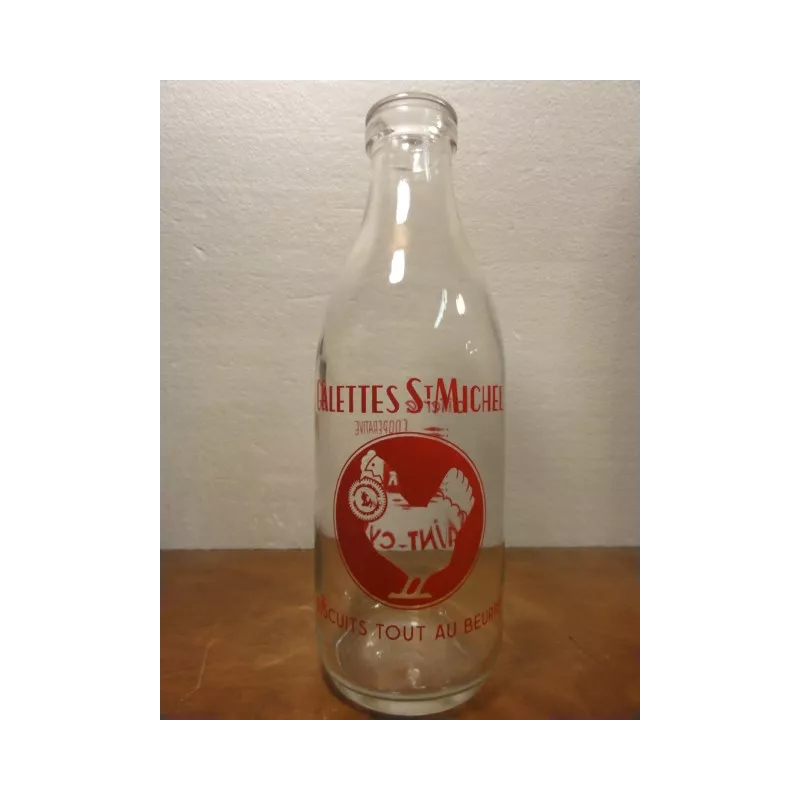 BOUTEILLE DE LAIT  GALETTES ST MICHEL 1 LITRE