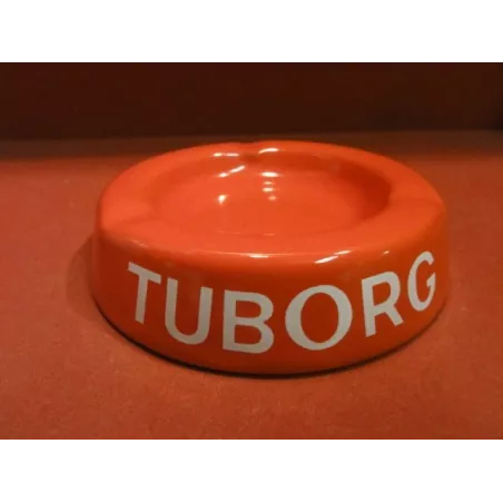 1 CENDRIER TUBORG  EN TOLE EMAILLEE 